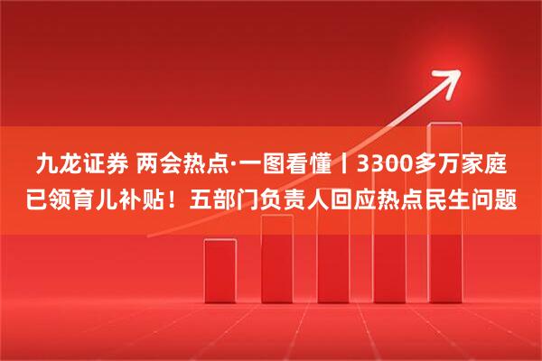 九龙证券 两会热点·一图看懂丨3300多万家庭已领育儿补贴！五部门负责人回应热点民生问题