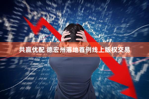 共赢优配 德宏州落地首例线上版权交易
