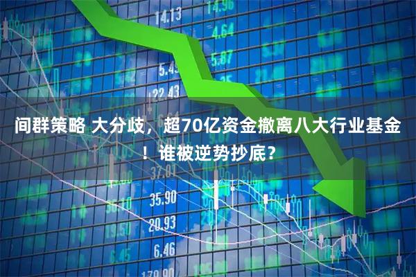 间群策略 大分歧，超70亿资金撤离八大行业基金！谁被逆势抄底？